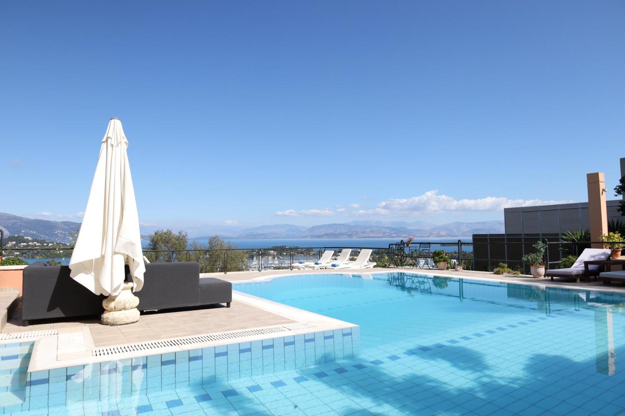 コントカリ Casa T With Amazing Views In Corfuヴィラ エクステリア 写真