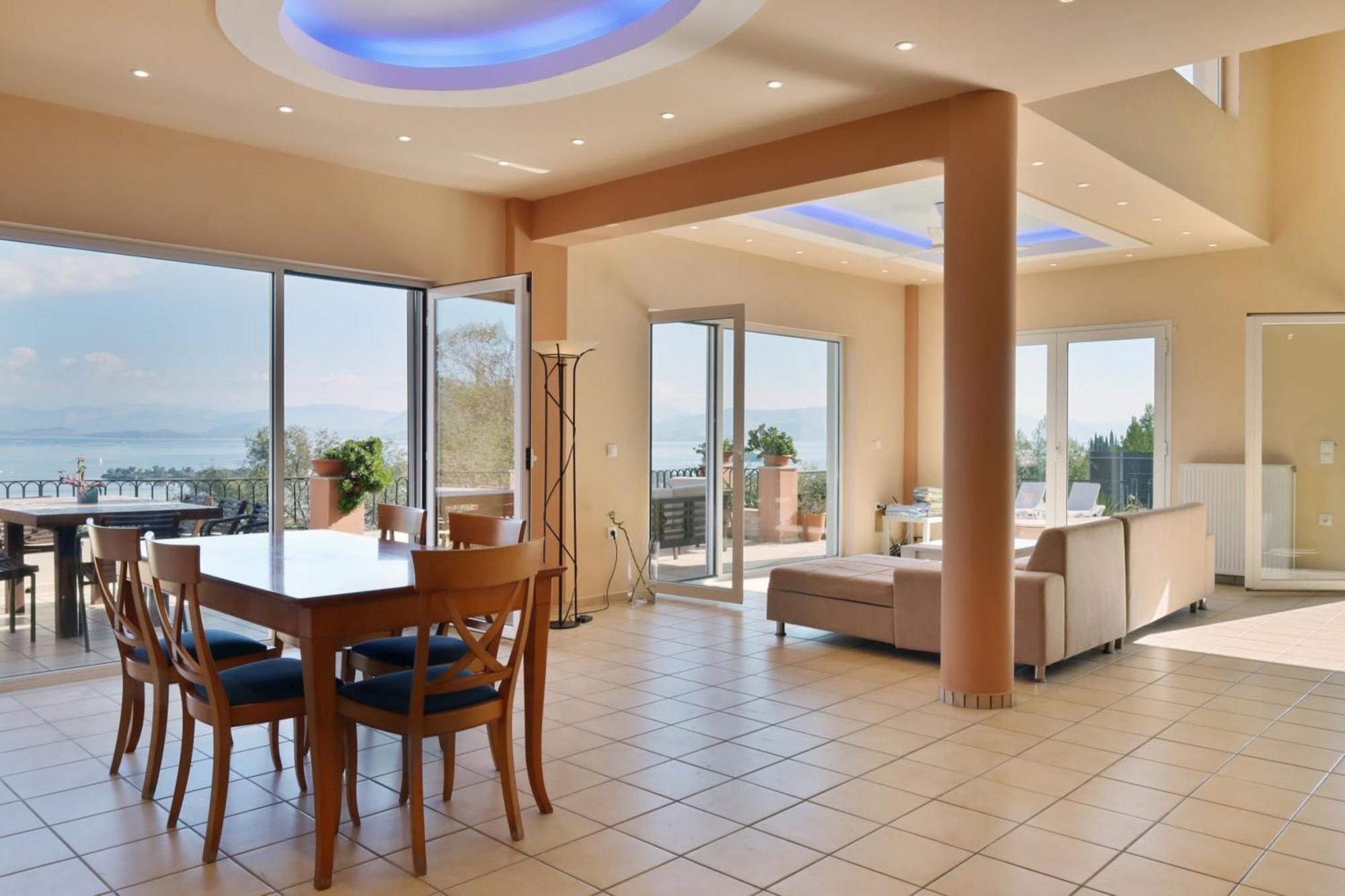 コントカリ Casa T With Amazing Views In Corfuヴィラ エクステリア 写真